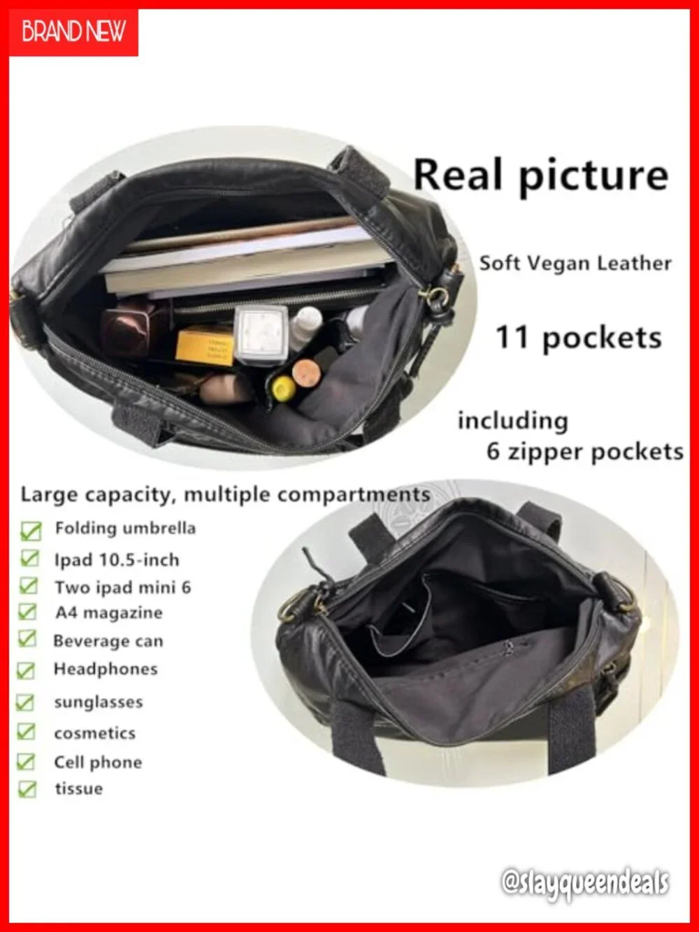 PU Leather Hobo Handbag Purse Top Handle Satchel